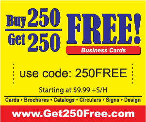 Buy 250 Get 250 FREE